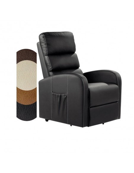 Deluxe - Sillón Relax Masaje Elevador Compact Antiestrés Levanta Personas -