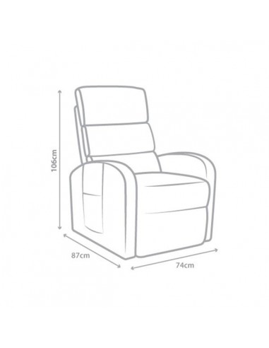Deluxe - Sillón Relax Masaje Elevador Compact...