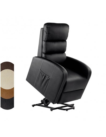 Deluxe - Sillón Relax Masaje Elevador Compact Antiestrés Levanta Personas -