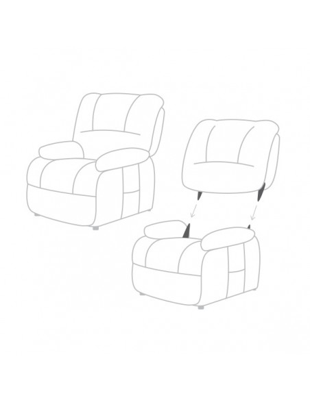Sillon Masaje Levanta Personas 8 Motores con Calor