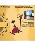 Bicicleta estática - 8 intensidades diferentes - Conexión app Kinomap - Chasis Reforzado Soporta hasta 150kgs