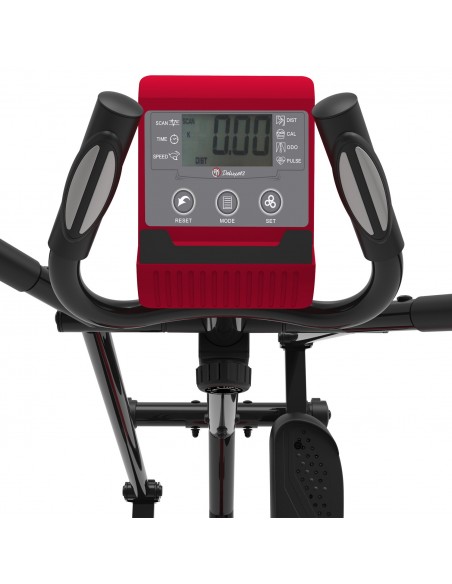 Bicicleta elíptica - 8 intensidades diferentes - Conexión app Kinomap - Chasis Reforzado Soporta hasta 150kgs