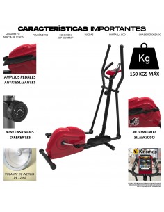 Bicicleta elíptica - 8 intensidades diferentes - Conexión... 2