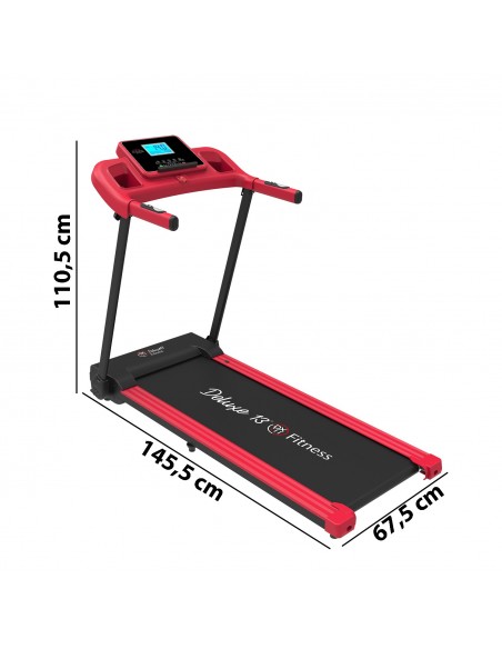 Cinta de Andar Correr - Motor 1500W 2CV - Plegable - Soporta 150 kgs
