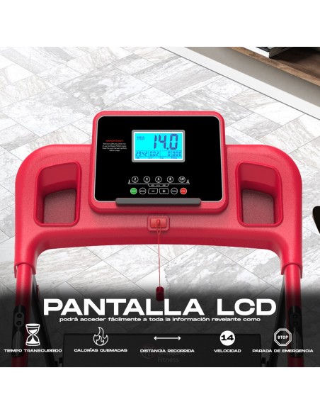 Cinta de Andar Correr - Motor 1500W 2CV - Plegable - Soporta 150 kgs