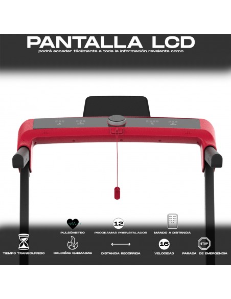 Cinta de Correr Trotar Andar electrica plegable 2 en 1 - Motor 2000W - Mando - Conexión App Kinomap