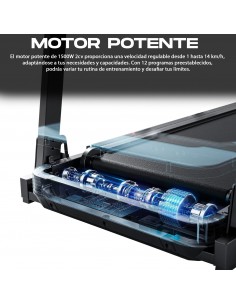 Cinta de Correr Plegable con Motor Eléctrico 1500W -... 2