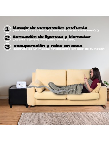 Máquina de masajes Presoterapia PRO+ 6 Cámaras...