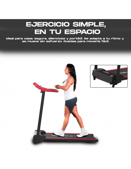 Cinta de Correr Plegable 1000W | Cinta de Andar Eléctrica Silenciosa T12F1