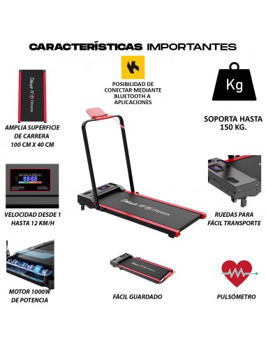 Cinta de Correr Ultraplana 1000W | Cinta de...