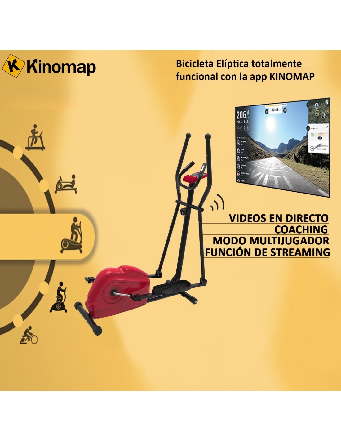 Cómo hacer ejercicio en casa cómodamente:  Bicicletas elípticas